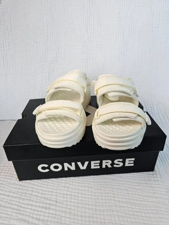 😍NWT😍 Converse Run Star Utility Sandal CX | Egret | Women's 8 / Men's 7 - Picture 8 of 9